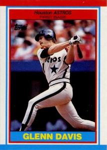 1989 Topps UK Minis Baseball Cards     020      Glenn Davis